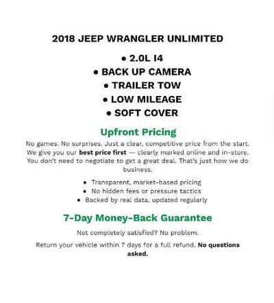 2018 Jeep Wrangler Unlimited Sport
