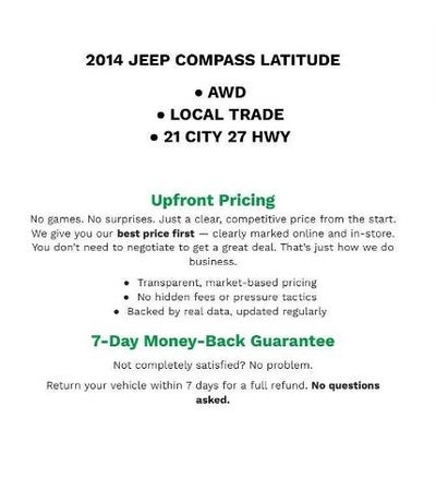 2014 Jeep Compass Latitude