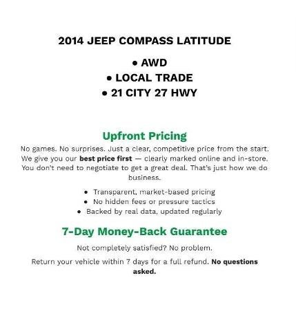 2014 Jeep Compass Latitude