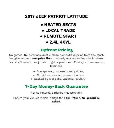 2017 Jeep Patriot Latitude