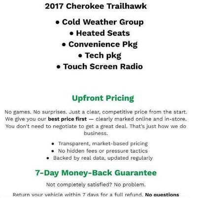 2017 Jeep Cherokee Trailhawk