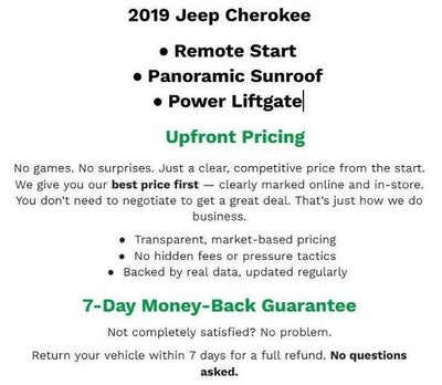 2019 Jeep Cherokee Trailhawk 4x4