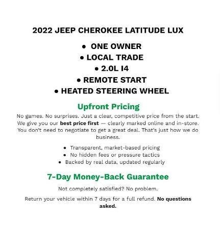 2022 Jeep Cherokee Latitude Lux