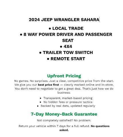 2024 Jeep Wrangler Sahara