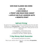 2019 RAM 1500 Classic Big Horn