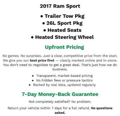 2017 RAM 1500 Sport