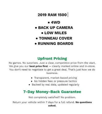 2019 RAM 1500 Big Horn/Lone Star