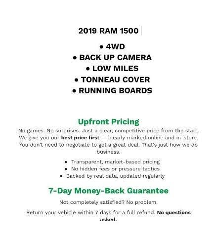 2019 RAM 1500 Big Horn/Lone Star