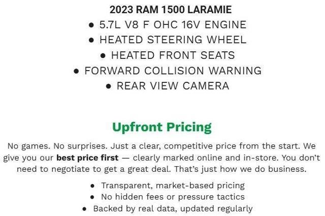 2023 RAM 1500 Laramie Crew Cab 4x4 5'7" Box