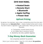 2019 RAM 1500 Rebel Crew Cab 4x4 5'7" Box
