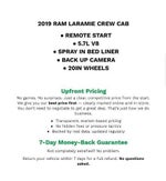 2019 RAM 1500 Laramie