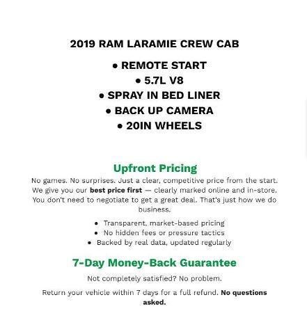 2019 RAM 1500 Laramie