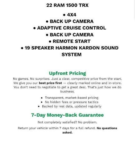 2022 RAM 1500 TRX