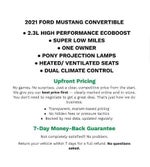 2021 Ford Mustang EcoBoost