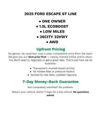 2025 Ford Escape ST-Line