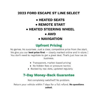 2023 Ford Escape ST-Line Select