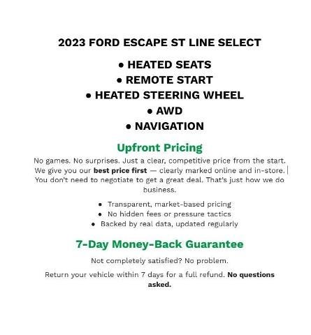 2023 Ford Escape ST-Line Select