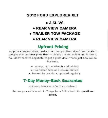 2012 Ford Explorer XLT