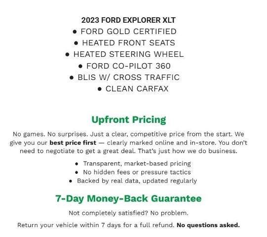 2023 Ford Explorer XLT