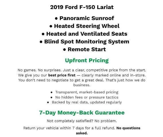 2019 Ford F-150 LARIAT