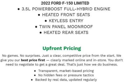 2022 Ford F-150 Limited