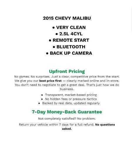 2015 Chevrolet Malibu LT