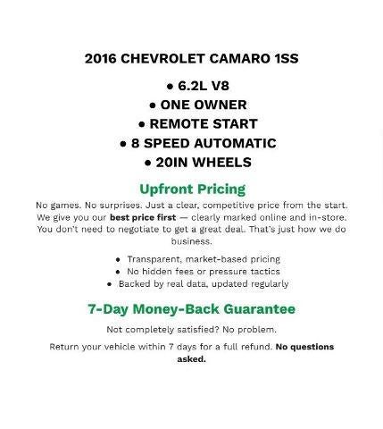 2016 Chevrolet Camaro 1SS