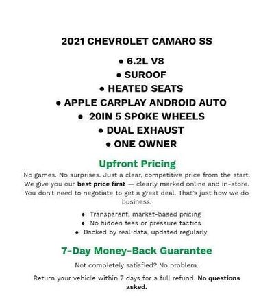 2021 Chevrolet Camaro 2SS