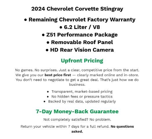 2024 Chevrolet Corvette Stingray 1LT
