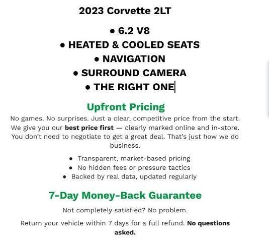 2023 Chevrolet Corvette Stingray 2LT