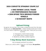 2024 Chevrolet Corvette Stingray 2LT
