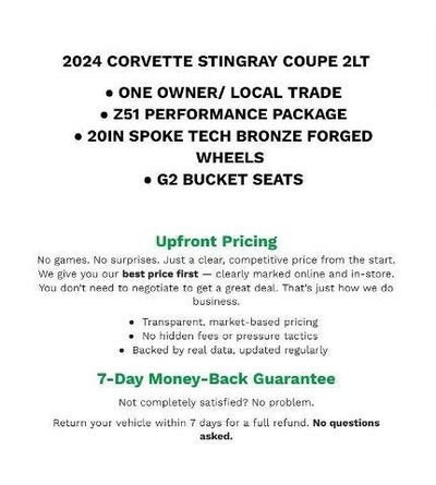 2024 Chevrolet Corvette Stingray 2LT