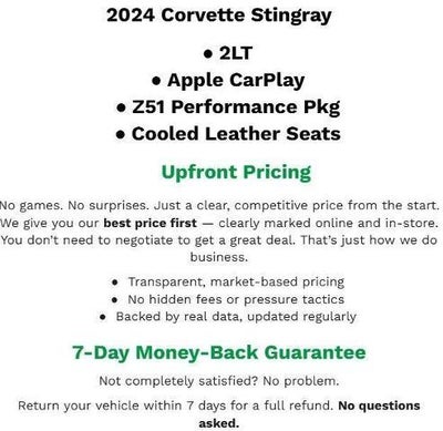 2024 Chevrolet Corvette Stingray 2LT