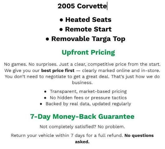 2005 Chevrolet Corvette Base