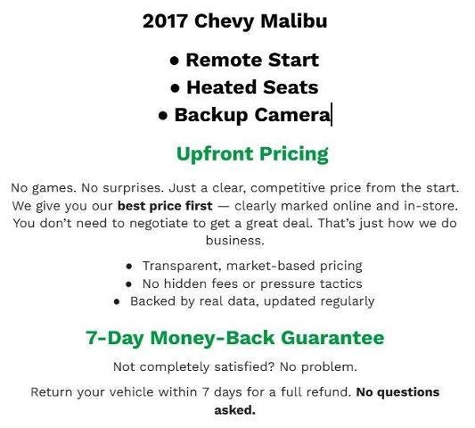 2017 Chevrolet Malibu LT