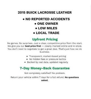 2015 Buick LaCrosse Leather