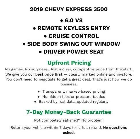 2019 Chevrolet Express Passenger 3500 LT