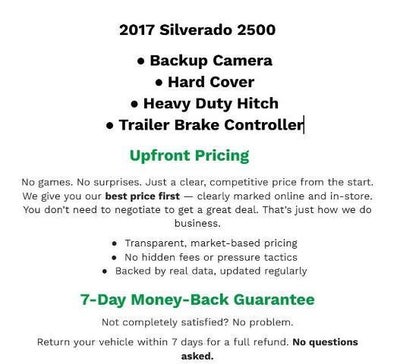 2017 Chevrolet Silverado 2500 HD Work Truck