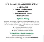 2016 Chevrolet Silverado 2500 HD LTZ