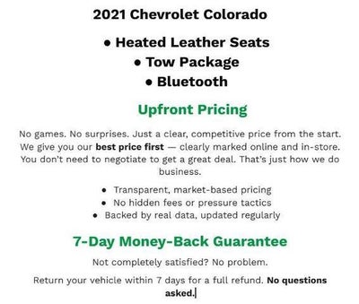 2021 Chevrolet Colorado 4WD LT