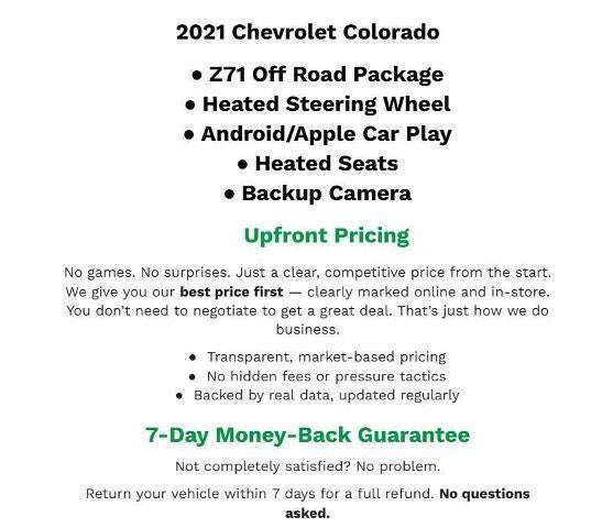 2021 Chevrolet Colorado 4WD Z71