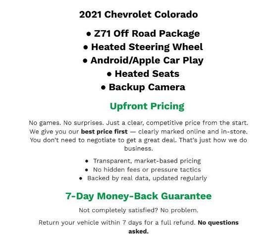 2021 Chevrolet Colorado 4WD Z71