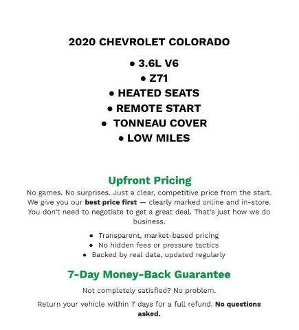 2020 Chevrolet Colorado 4WD Z71