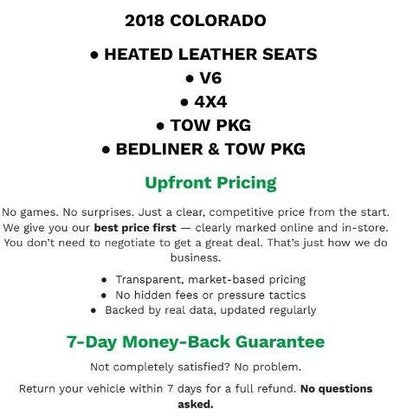 2018 Chevrolet Colorado 4WD Z71