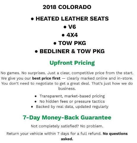 2018 Chevrolet Colorado 4WD Z71