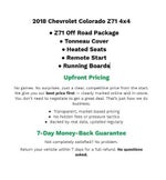 2018 Chevrolet Colorado 4WD Z71