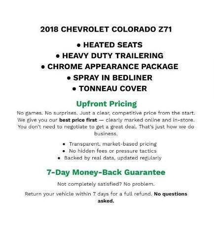 2018 Chevrolet Colorado 4WD Z71