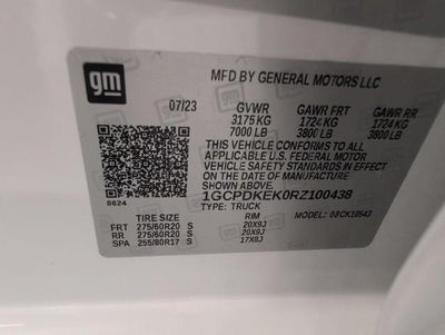 2024 Chevrolet Silverado 1500 LT (2FL)