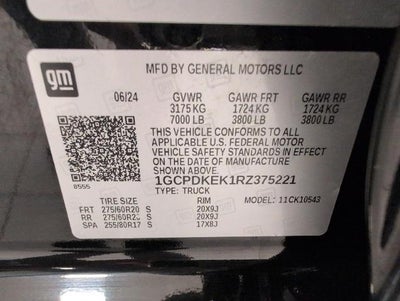 2024 Chevrolet Silverado 1500 LT (2FL)