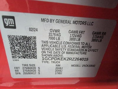 2024 Chevrolet Silverado 1500 LT (2FL)